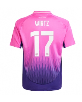 Germania Florian Wirtz #17 Maglia Gara Trasferta Repliche Europei 2024